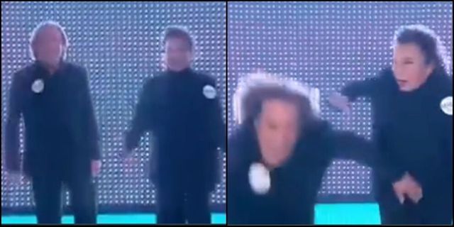 Domenica In, i Ricchi e Poveri cadono mentre entrano in studio. Cosa è successo