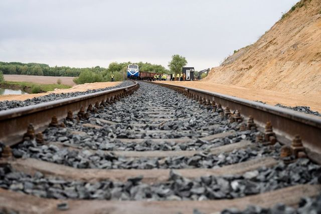 Tronsonul feroviar Cahul–Giurgiulești, redeschis – Segmentul avariat în 2022 a fost reconstruit complet