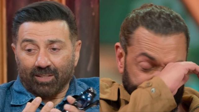 Sunny Deol opens up about struggling in career, Bobby Deol cries on The Great Indian Kapil Show. Watch
