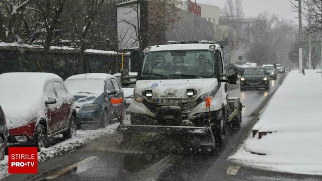 Primăria Generală: Bucureștiul este pregătit pentru primele ninsori