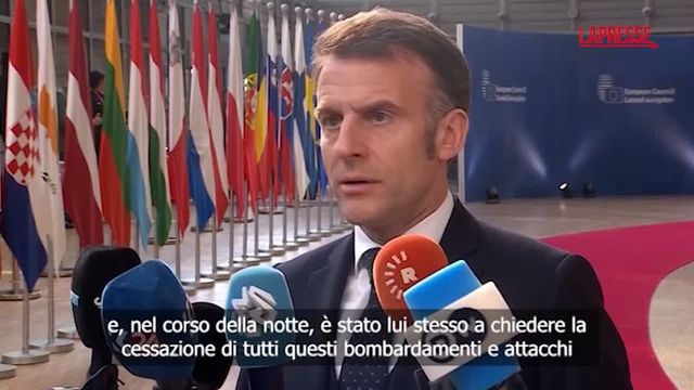 Macron, 'attacchi al gas sconsiderati, ci sia tregua per le festività'