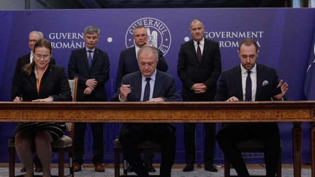 Transgaz, OMV-Petrom si Romgaz au semnat acordul de transport al gazelor naturale din Marea Neagra