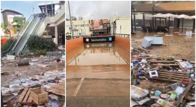 Alluvione Valencia, parcheggio centro commerciale sembra “un cimitero”