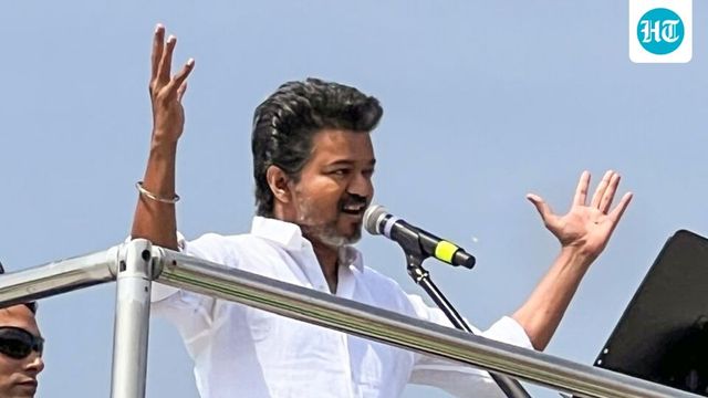 Vijay posts ‘Erode selfie’ video with massive turnout at 1st major public rally for TVK after Karur stampede
