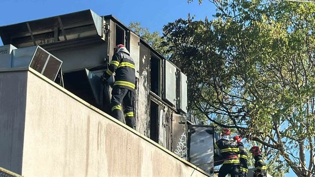 Incendiu la Cinematograful Gloria din Capitală