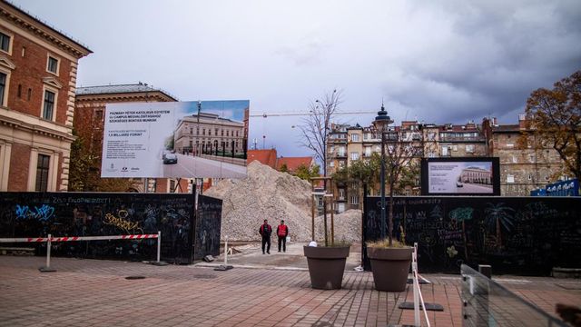 Bíróságon akasztották meg a Pázmány Campus építését