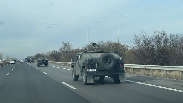 Военнослужещи и военна техника ще бъдат транспортирани по републиканската пътна мрежа в следващите дни