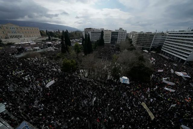 În Grecia au loc proteste, la doi ani de la cea mai gravă catastrofă feroviară