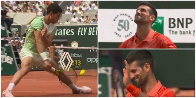 Magia di Alcaraz al Roland Garros, Djokovic lo applaude