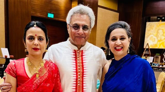 Mahua Moitra And Pinaki Misra Host Wedding Reception In Delhi | Photos