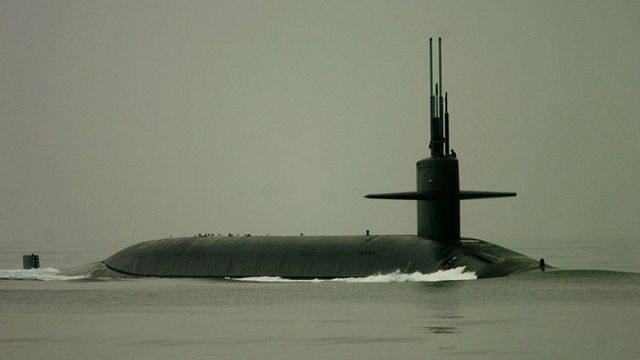 Submarin nuclear american trimis ca mesaj pentru Orientul Mijlociu