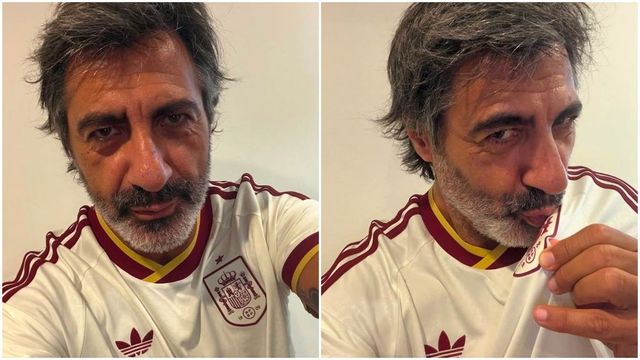 El abrazo de Messi y Lamine Yamal