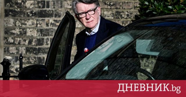 Питър Манделсон бе арестуван в Лондон