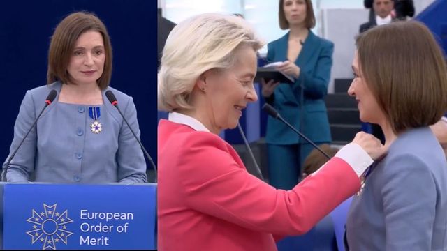 Parlamentul European acordă pentru prima dată Ordinul European de Merit. Angela Merkel, Maia Sandu și Volodimir Zelenski, printre laureați