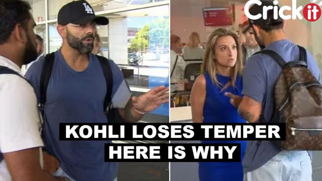 Virat Kohli gets upset with media on arrival in Melbourne