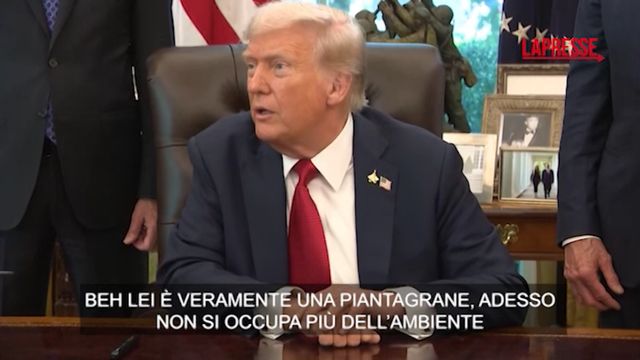 Greta Thunberg a Trump, 'tu hai problemi rabbia, dammi consigli'