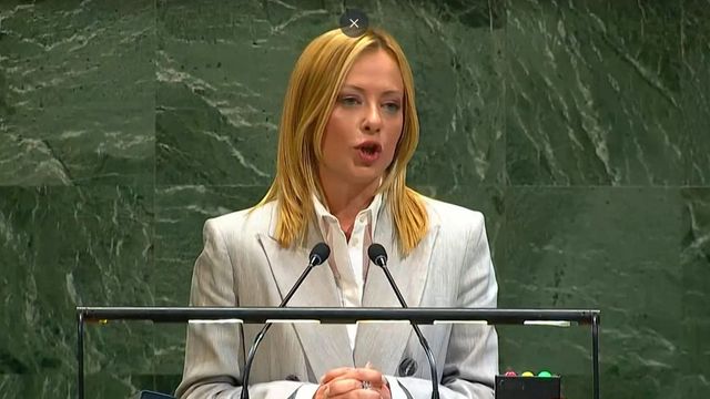 Gaza, Meloni all'Onu: "Israele ha superato il limite"