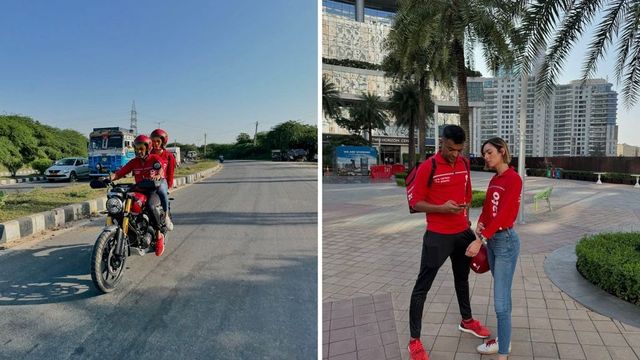 Deepinder Goyal, wife Grecia Munoz turn Zomato delivery agents in Gurgaon