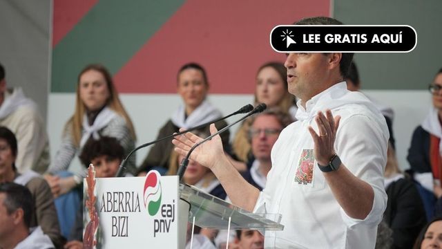 «Sacaron a Franco de su tumba, ¿y no son capaces de traer un cuadro de Madrid a Euskadi?», clama Pradales a Sánchez