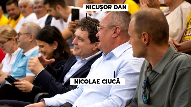 Ciucă, despre poza cu Nicușor Dan, pe Arena Națională: Arată cât de disperați sunt alții să vină să facă o poză cu noi