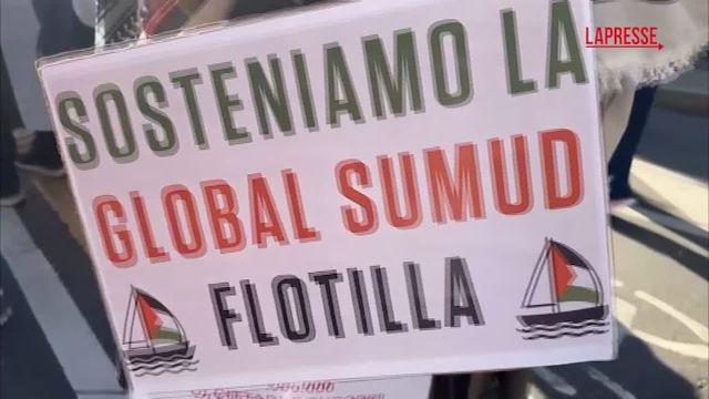 Flotilla, il presidio al Colosseo si trasforma in un corteo