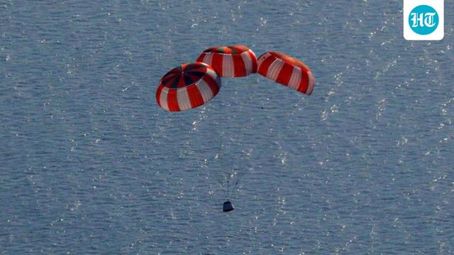 Isro successfully completes test on main parachutes for Gaganyaan mission