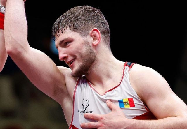 Luptătorul de stil greco-roman Vitalie Eriomenco a devenit campion european Under 23