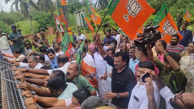 BJP seeks abetment charges against Kannur district panchayat president