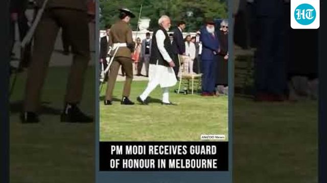 Australia Honours PM Modi With Grand Ceremonial Welcome in Melbourne