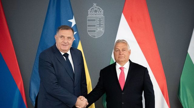 Orbán Viktor a boszniai szerb elnökkel tárgyalt