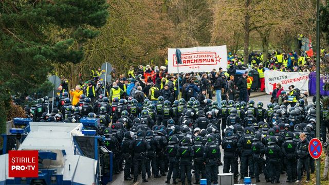 Proteste masive și ciocniri violente la Giessen, unde extremiștii de la AfD au lansat o nouă organizație de tineret