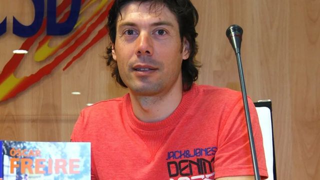 Detenido el exciclista Óscar Freire por un presunto delito de maltrato a su mujer