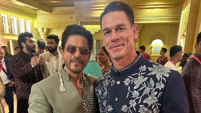 WWE Star John Cena Awe Struck By Shah Rukh Khan At Anant Ambani Wedding, Says THIS