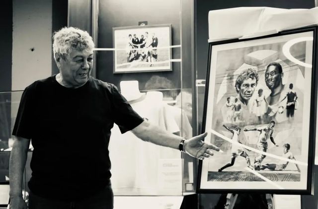 Colecția de tricouri și trofee a lui Mircea Lucescu, expusă la Muzeul Fotbalului