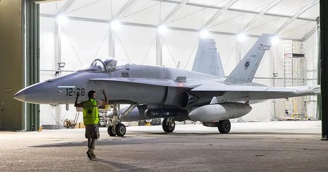 Activados dos cazas españoles en Rumanía ante una alerta de drones rusos