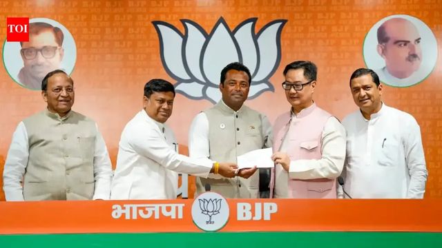 Tennis player Leander Paes joins BJP ahead of West Bengal polls