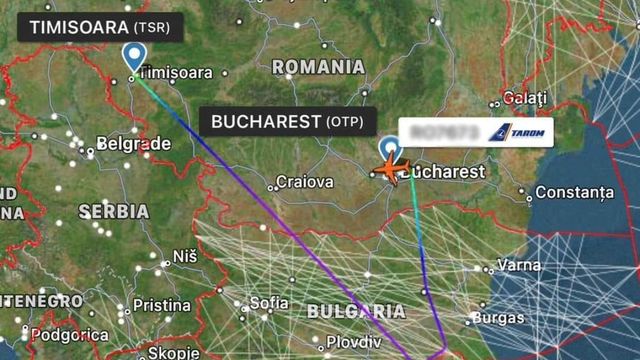 Aterizare de urgență pe Aeroportul Otopeni! Unui pilot i s-a făcut rău la manșa avionului | Aeronava decolase din Timișoara