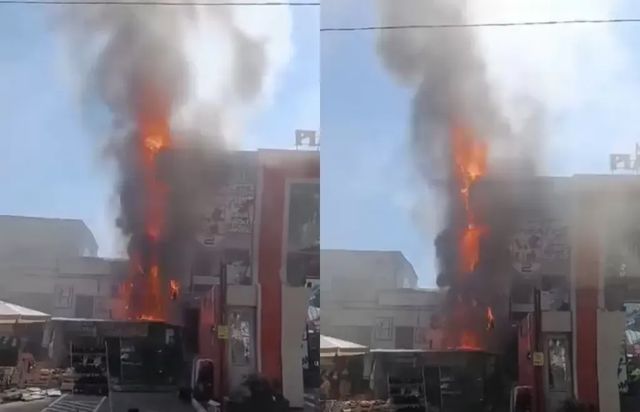 Incendiu la Piața Centrală din Chișinău