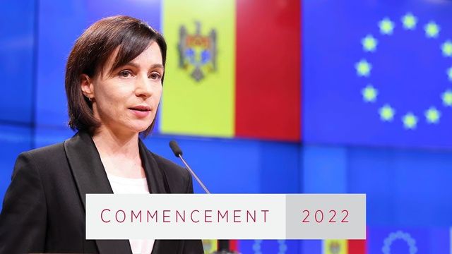 Maia Sandu, absolventă a Harvard Kennedy School, a susținut un discurs la ceremonia de absolvire a promoției 2022