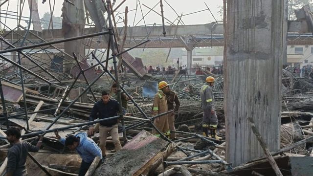 20 Workers Feared Trapped After Railway Station Roof Slab Collapses In UP's Kannauj