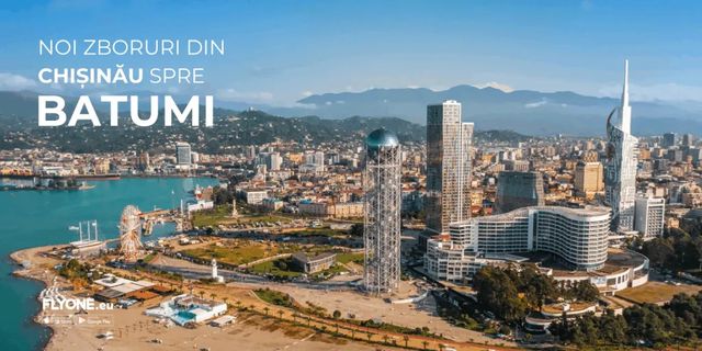 FLYONE a lansat cu succes noua rută directă Chișinău – Batumi