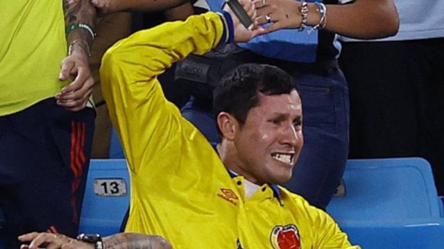 Pelea entre los jugadores de Uruguay y el público de Colombia tras la semifinal de la Copa América