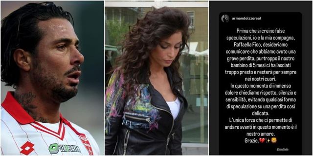 Raffaella Fico e Armando Izzo, il dramma per la perdita del bimbo