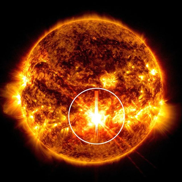 Imagini spectaculoase de la NASA cu cea mai mare erupție solară din ultimii ani