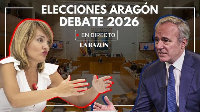 Dos dorados, dos modelos, todos contentos: la contracrónica del cara a cara entre Jorge Azcón y Pilar Alegría
