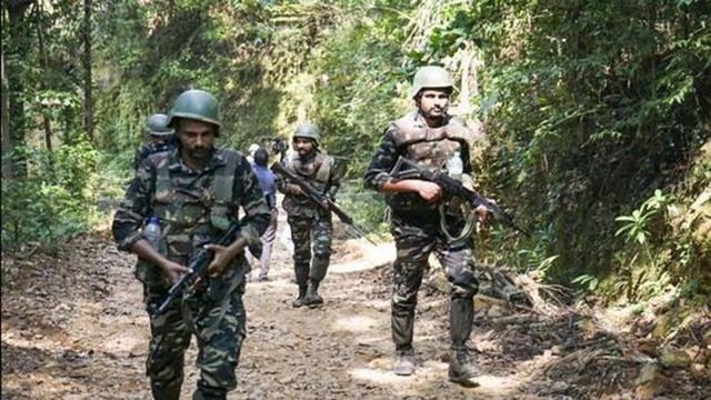 Encounter breaks out between security forces and Maoists in Chhattisgarh