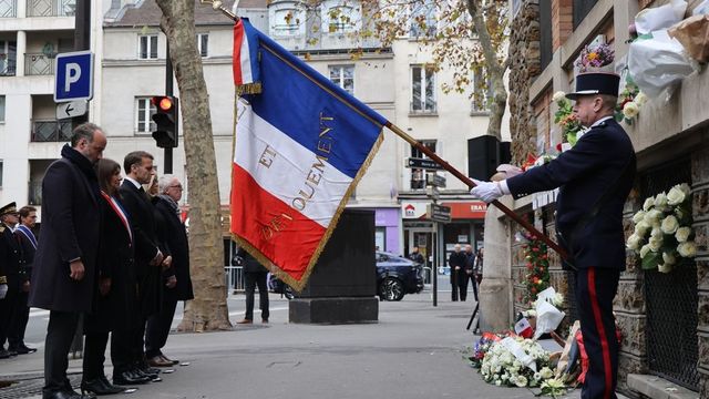 Francia conmemora el 10º aniversario de los atentados de París de 2015, Macron rinde homenaje