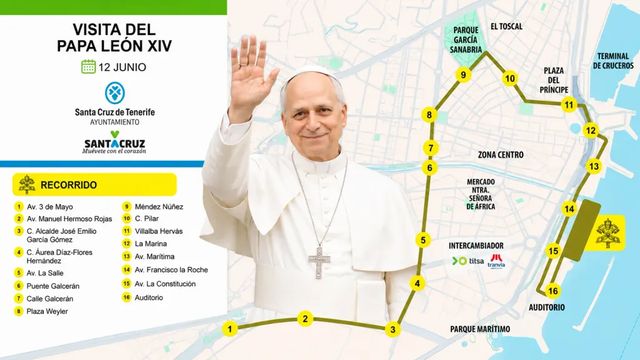 El Cabildo llama a usar la guagua durante la visita del Papa León XIV a Gran Canaria