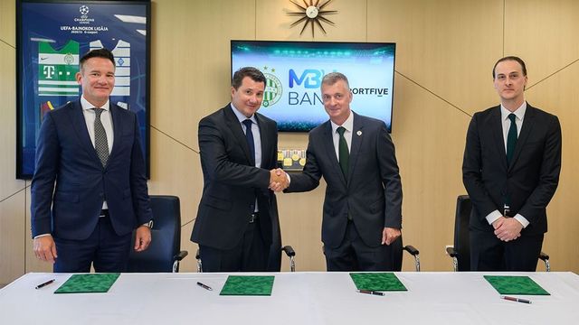 Szintet lépett a Fradi és az MBH Bank stratégiai partnersége