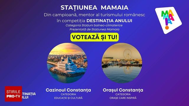 Destinația Anului 2025: Mamaia, de la „regina litoralului” la mentor al turismului românesc. Cazinoul din Constanța intră în competiție